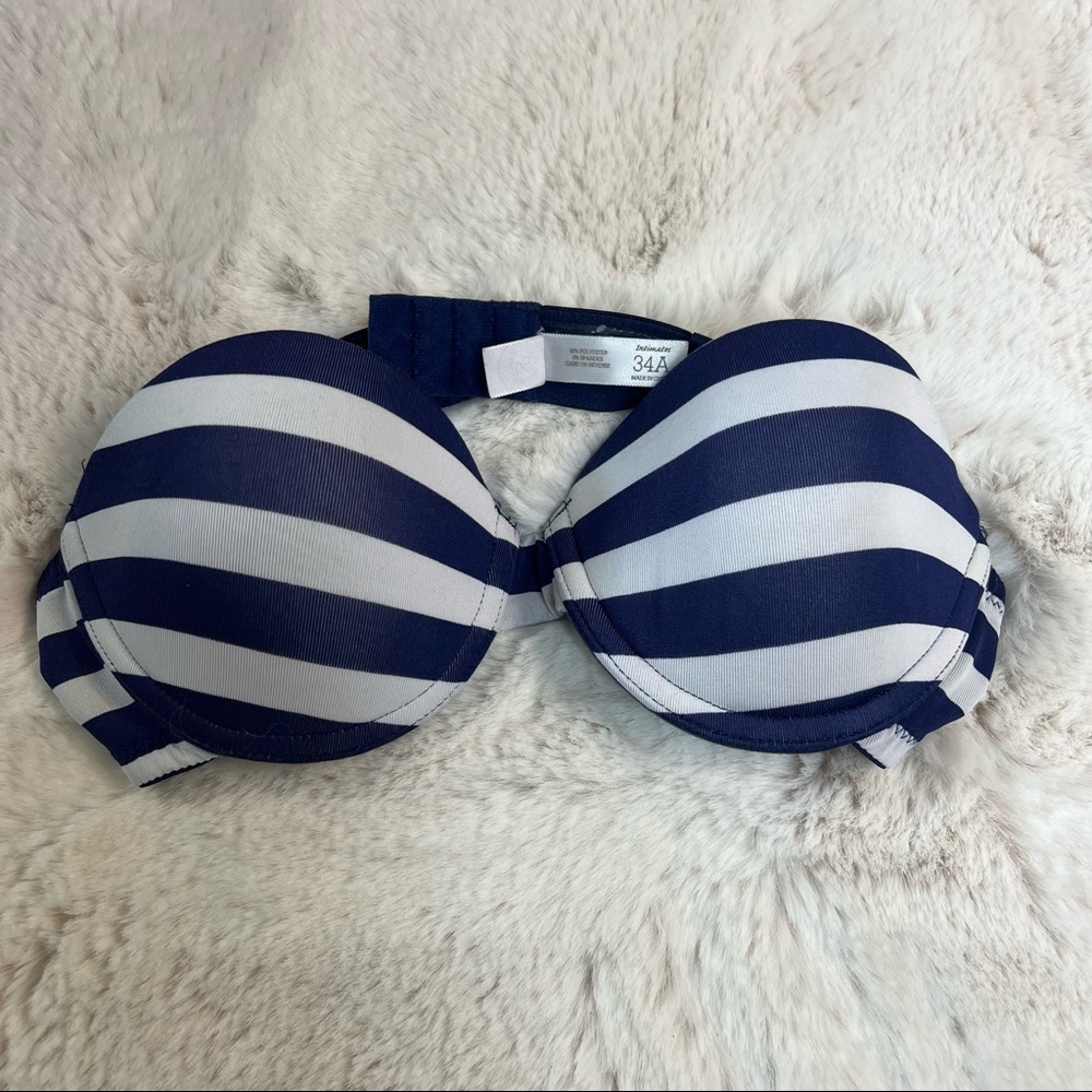 Strapless padded push-up Bra